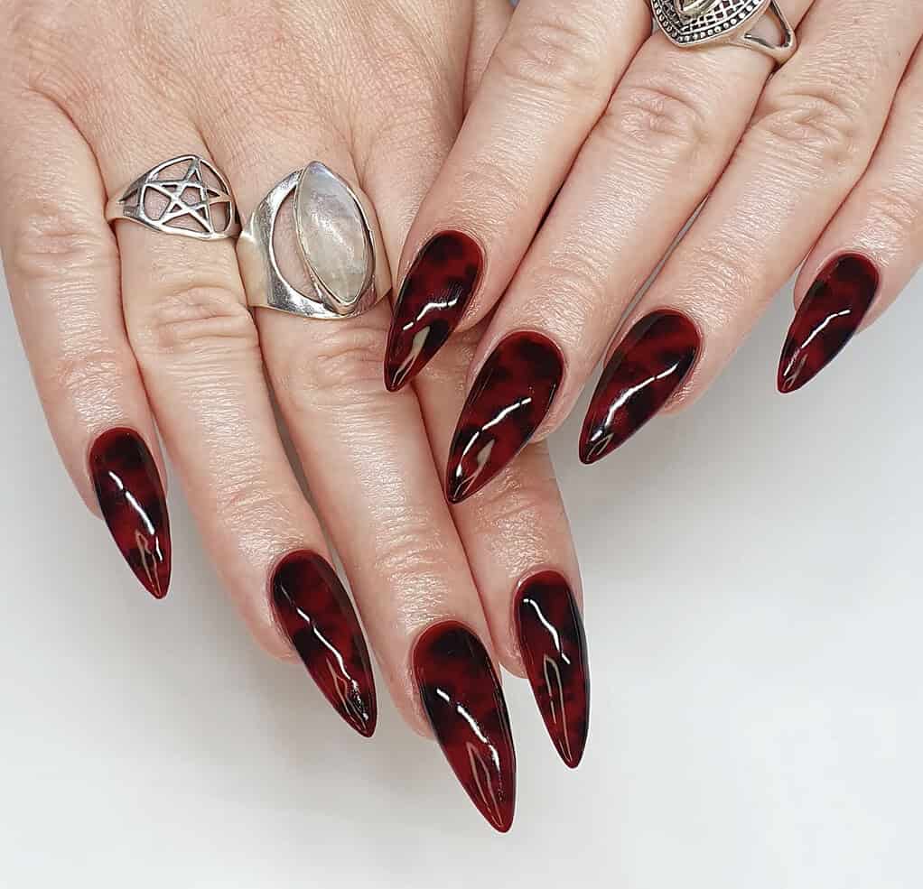 Tortoiseshell and Deep Red